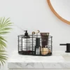 Divided Wire Basket With Wood Handle Black - Brightroom™ 1 Divided Wire Basket With Wood Handle Black - Brightroom™ -Green house GUEST ec6ac29d 2874 40e8 b27a d339a1a59f7b