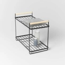 Wood Handle Tiered Vanity Organizer Black - Brightroom™ 7 Wood Handle Tiered Vanity Organizer Black - Brightroom™ -Green house GUEST ef9f504c 19ce 47b2 a3eb d9c7c36c8651