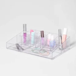 Bathroom Plastic Extra Large Cosmetic Organizer Clear - Brightroom™ -Green house GUEST f40ed7a3 5f93 4459 afee 9d433a0216cd