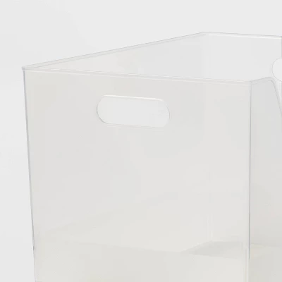 XL Multipurpose Storage Bin Clear - Brightroom™: Polypropylene Utility, 1499 Volume, 9.75" H, 15" W, 10.25" D 4 XL Multipurpose Storage Bin Clear - Brightroom™: Polypropylene Utility, 1499 Volume, 9.75" H, 15" W, 10.25" D - Image 2