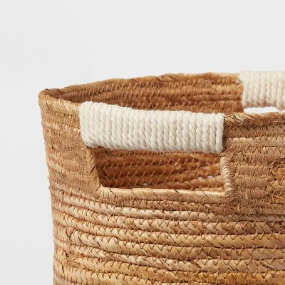 Woven Round Banana Sewing Basket - Brightroom™ 4 Woven Round Banana Sewing Basket - Brightroom™ - Image 2