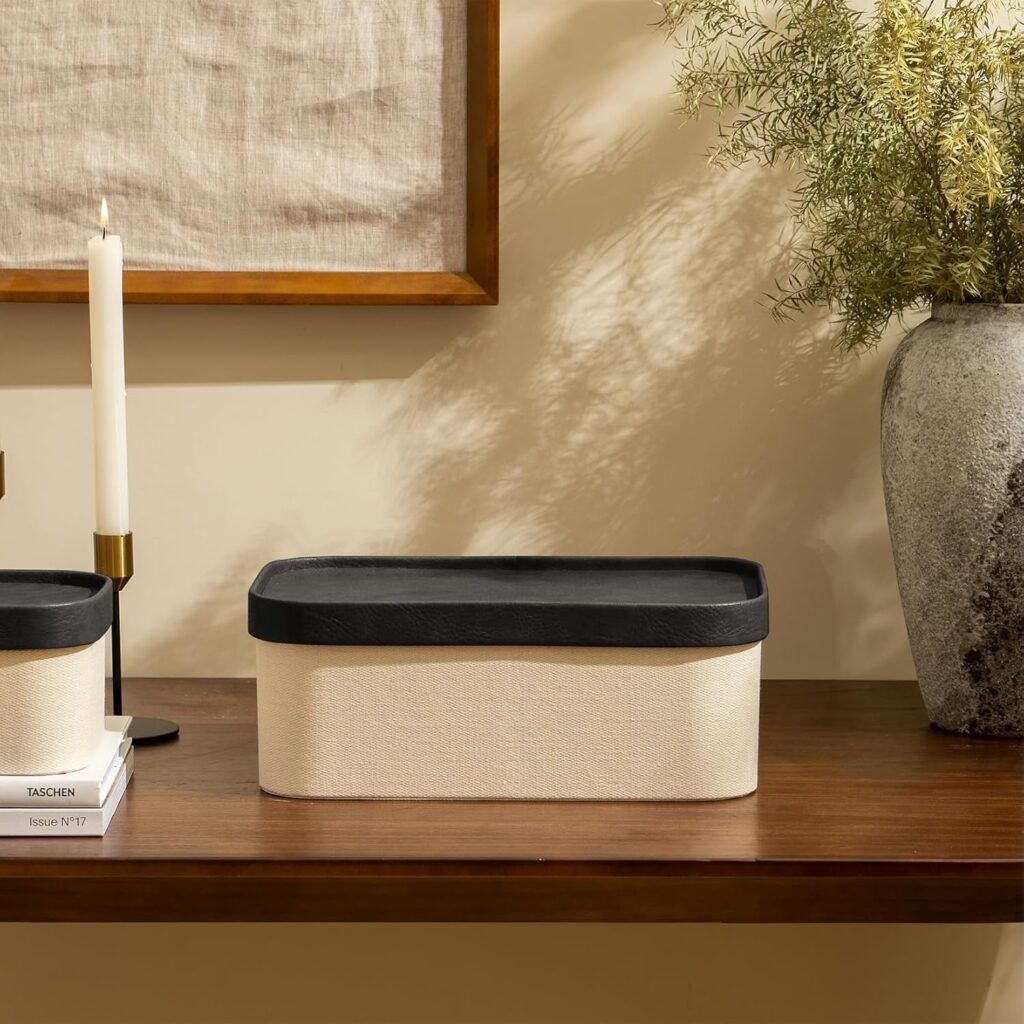 Front Page -Green house black and beige decorative storage box premium cloth organizer with tray top lid rounded edges housewarming gift inspiration storage ideas 1024x1024 1